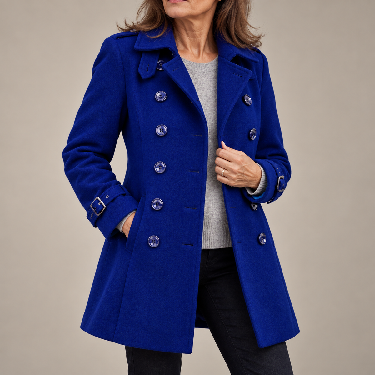 Victoria™ | Elegant Longline Trench Coat