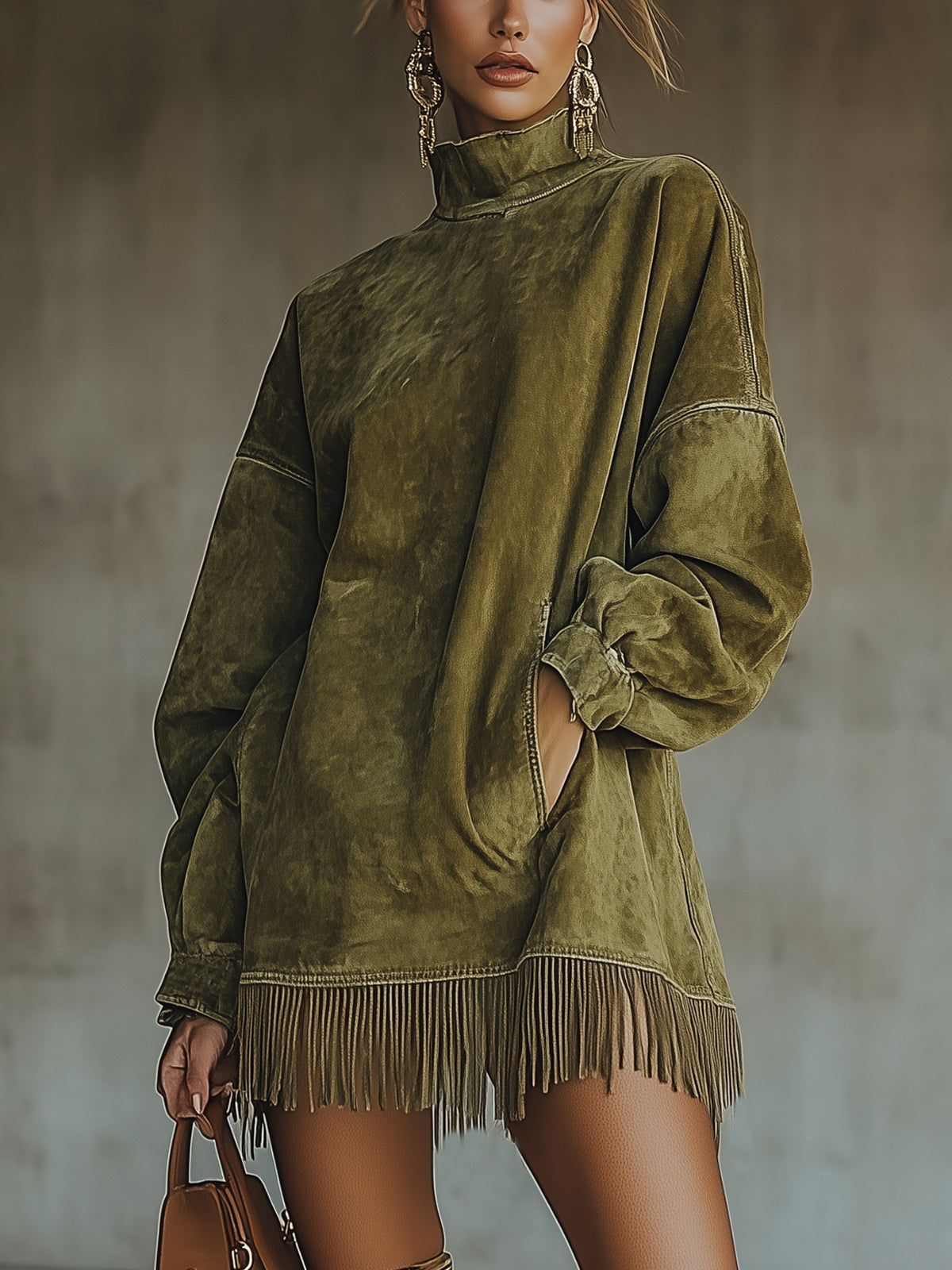 Amelia™ | Turtleneck Dress