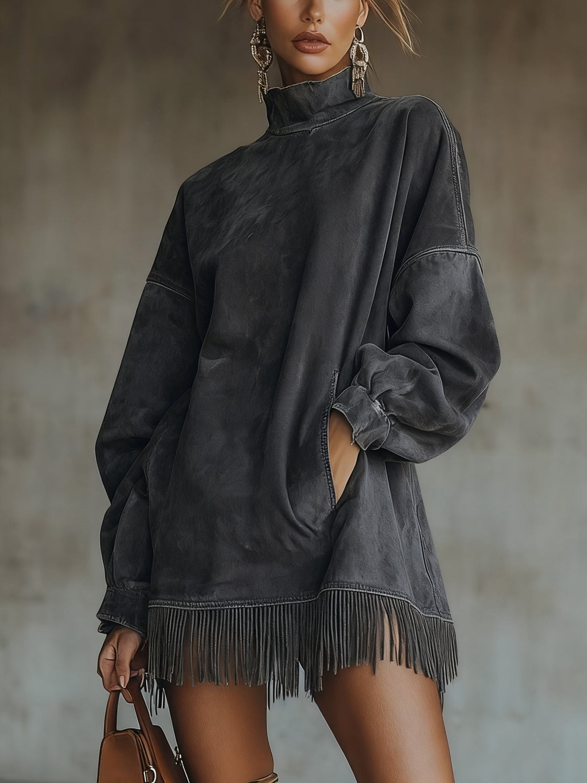 Amelia™ | Turtleneck Dress