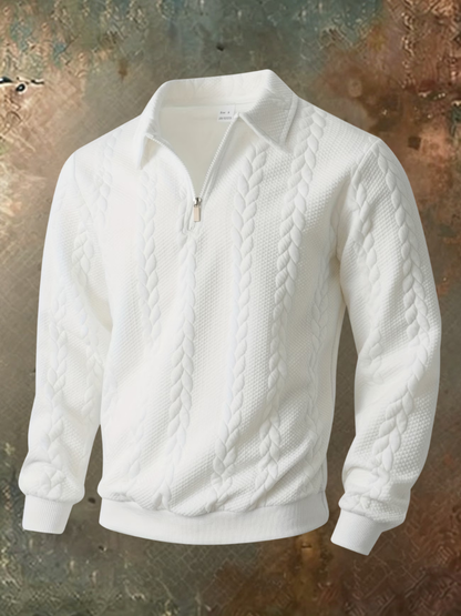 Harry™ | Cable Knit Zip-Up Jumper