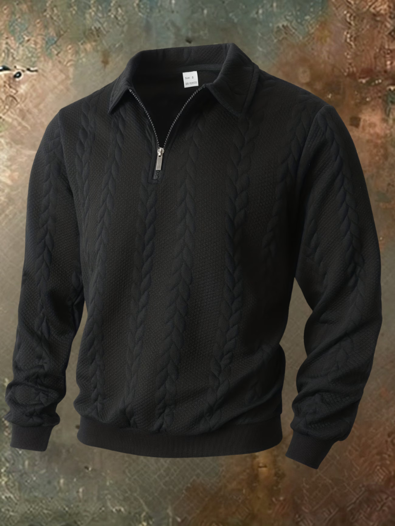 Harry™ | Cable Knit Zip-Up Jumper