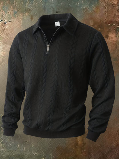 Harry™ | Cable Knit Zip-Up Jumper