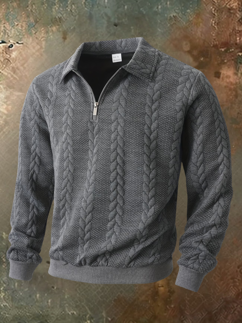 Harry™ | Cable Knit Zip-Up Jumper