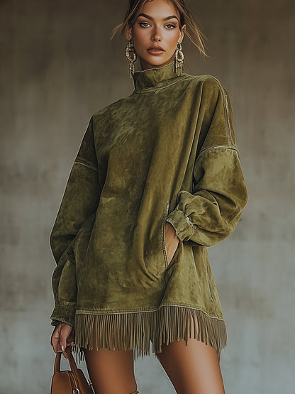 Amelia™ | Turtleneck Dress