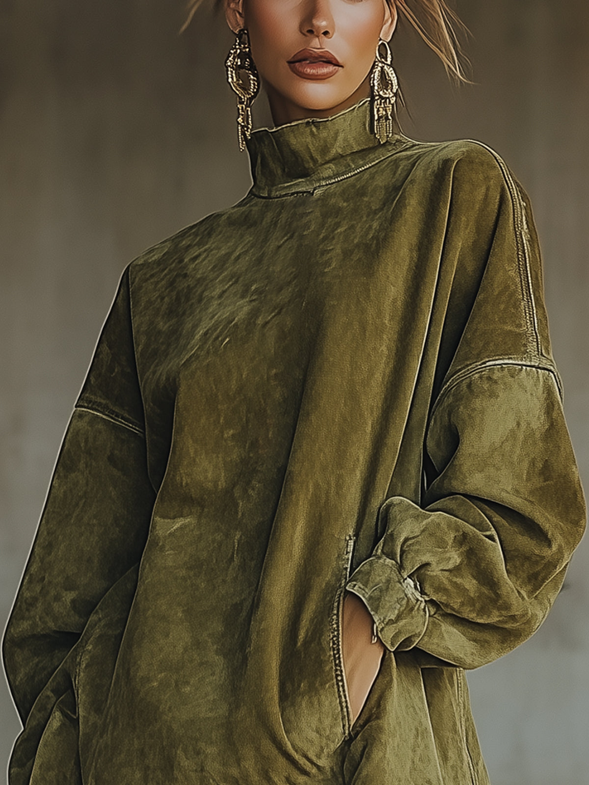 Amelia™ | Turtleneck Dress