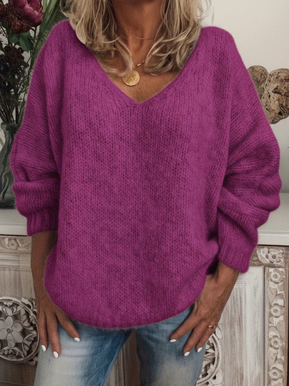 Beatrice™ | Stylish Women's V-Neck Sweater
