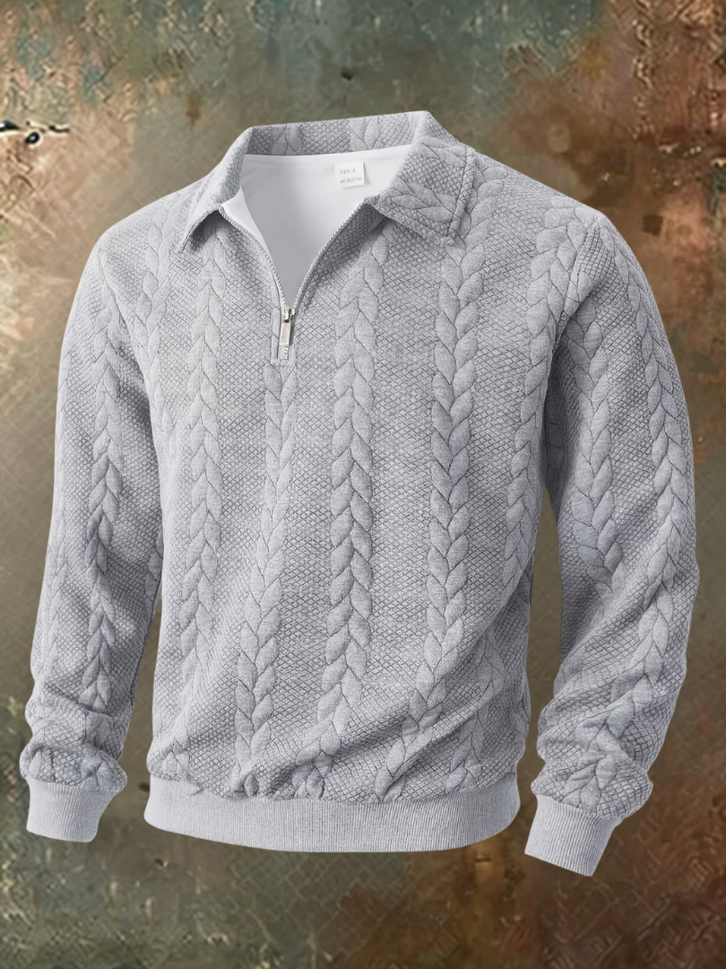Harry™ | Cable Knit Zip-Up Jumper