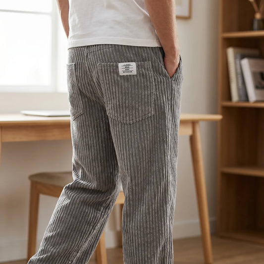 Benjamin™ | Men's Corduroy Trousers with Elasticated Waistband
