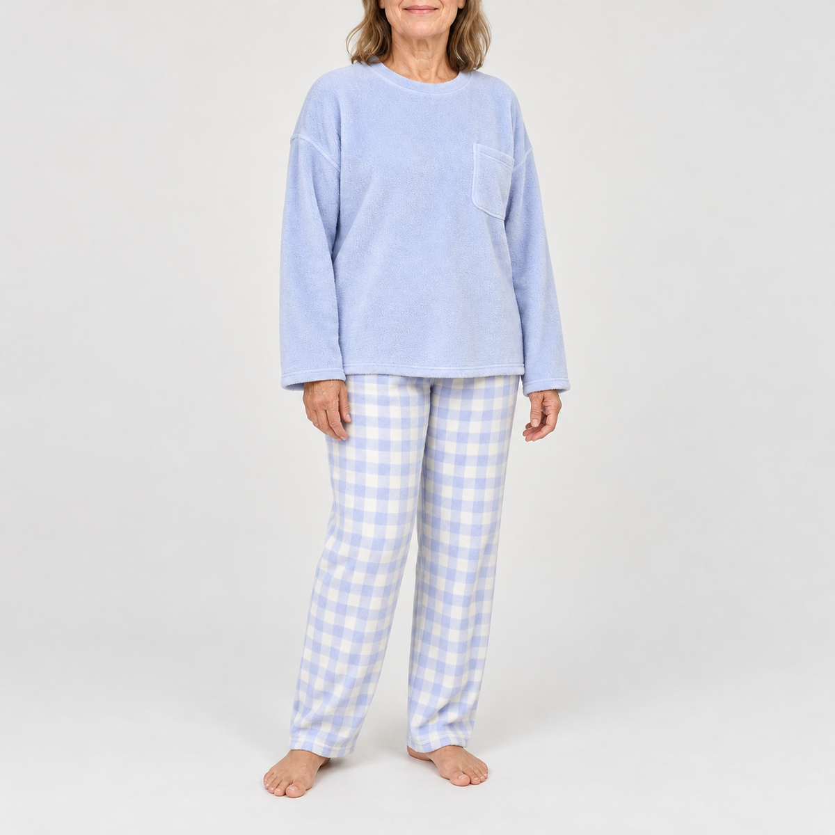 Penelope™ | Checked Long-Sleeve Pyjama Set