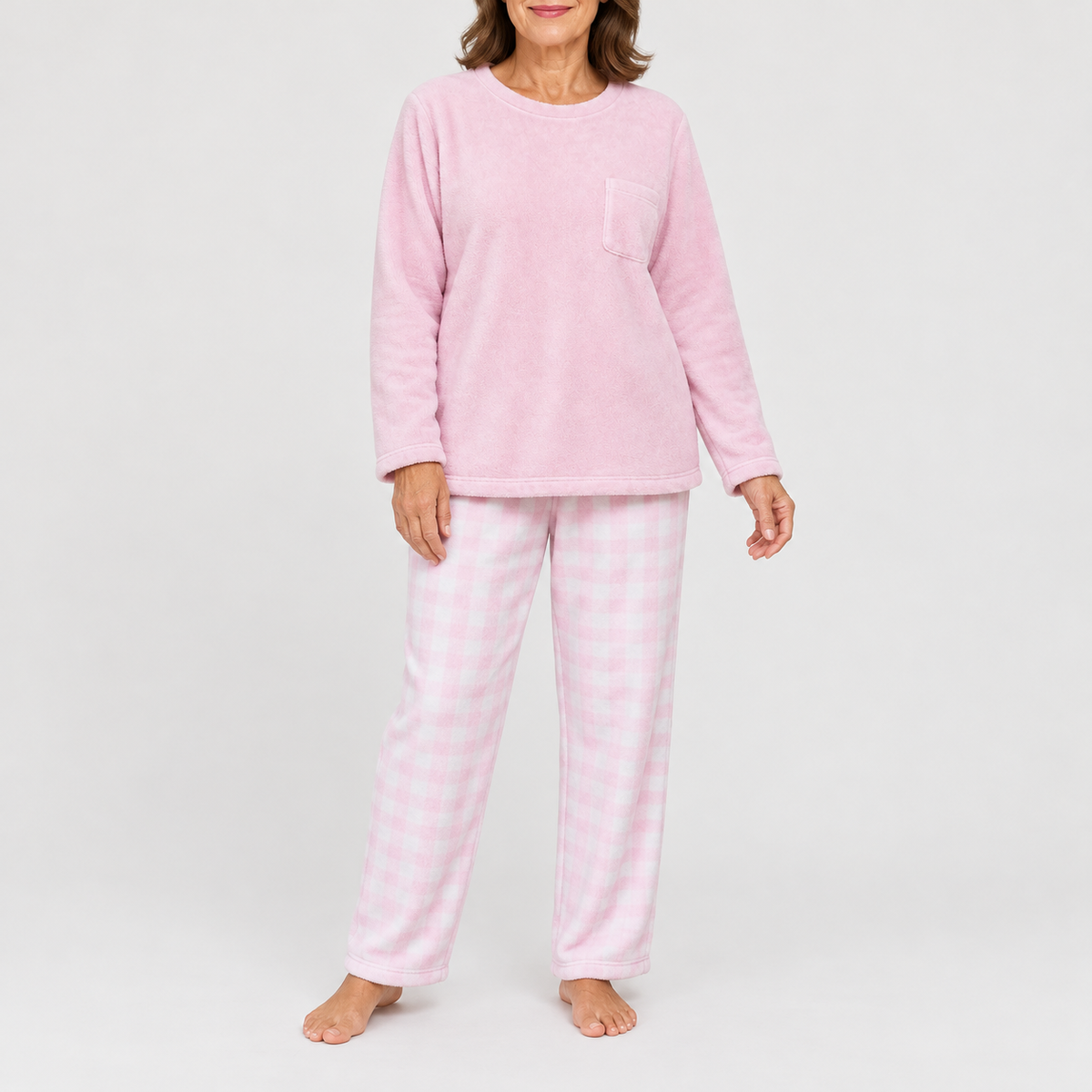 Penelope™ | Checked Long-Sleeve Pyjama Set