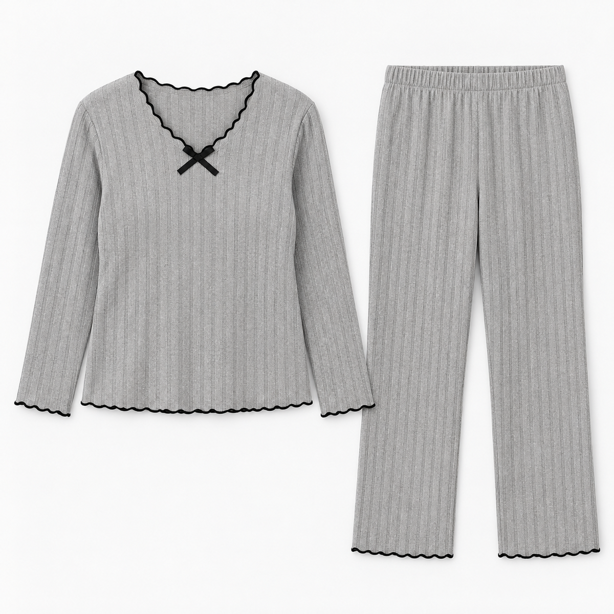 Tabitha™ | Ribbed Pyjama Set