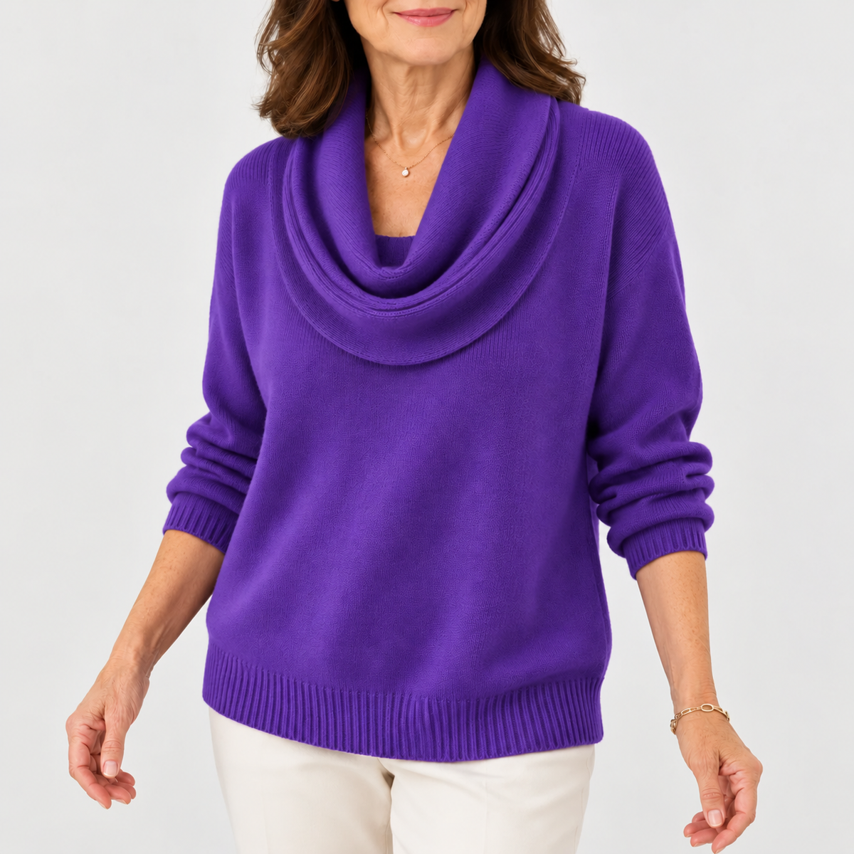 Lucinda™ | Soft Cowl Neck Jumper