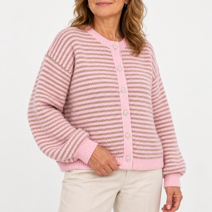 Josephine™ | Striped Knitted Cardigan