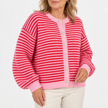 Josephine™ | Striped Knitted Cardigan