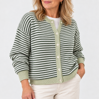 Josephine™ | Striped Knitted Cardigan