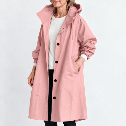 Margaret™ | Hooded Longline Trench Coat
