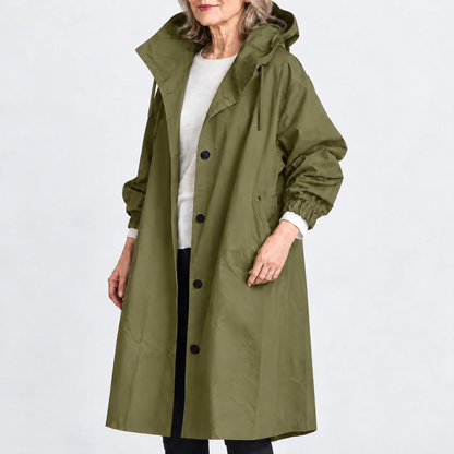 Margaret™ | Hooded Longline Trench Coat