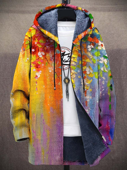 Genevieve™ | Artful Hooded Cardigan