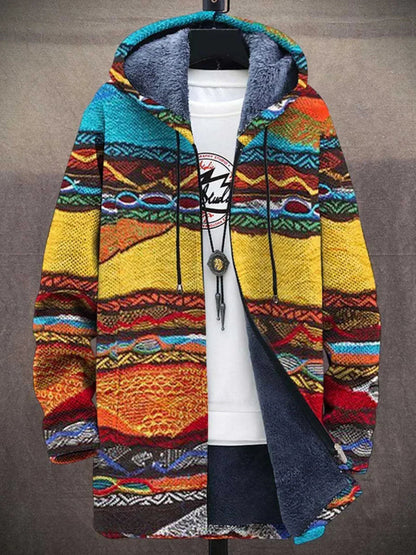Genevieve™ | Artful Hooded Cardigan