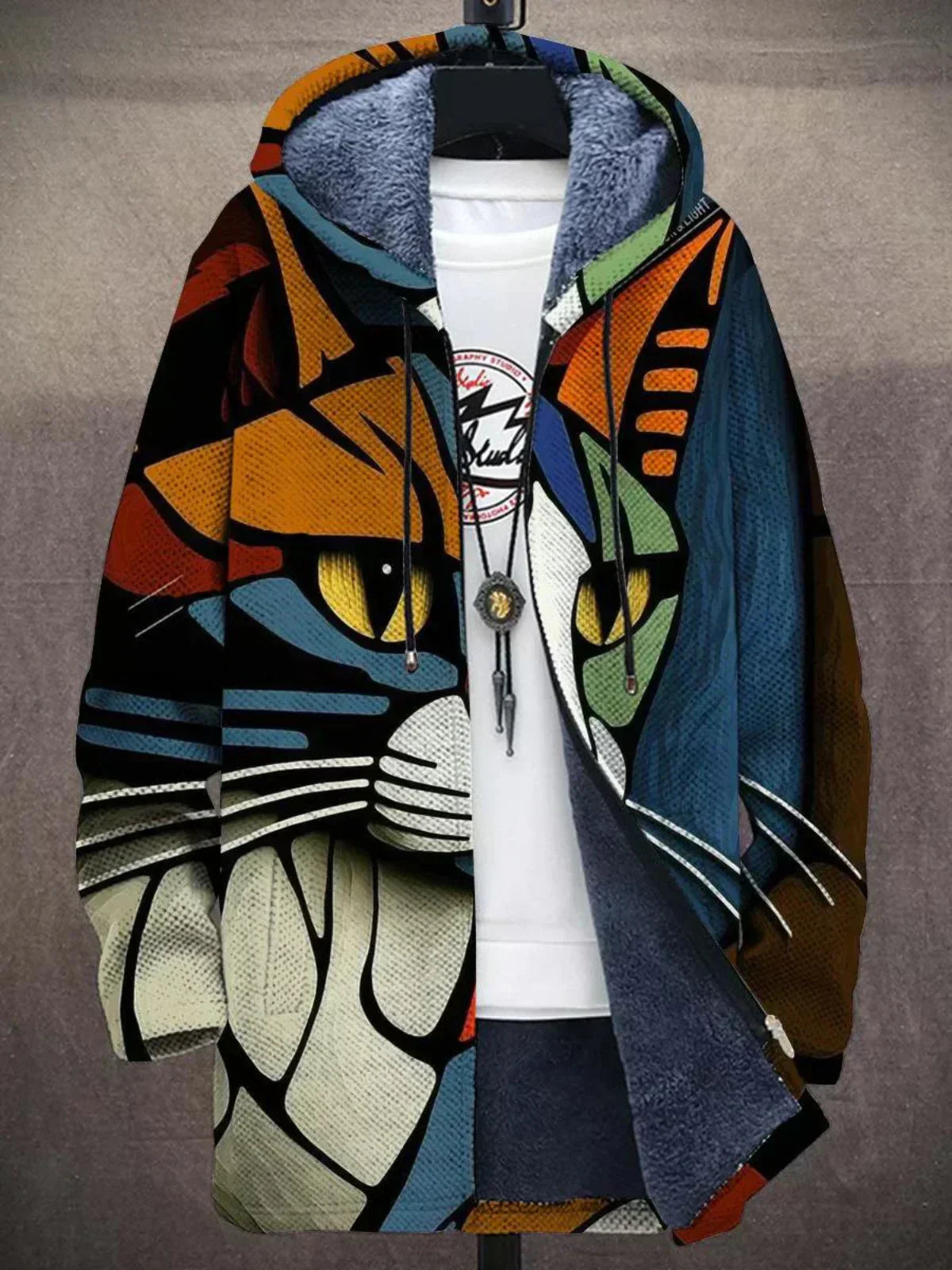 Genevieve™ | Artful Hooded Cardigan
