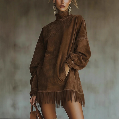 Amelia™ | Turtleneck Dress