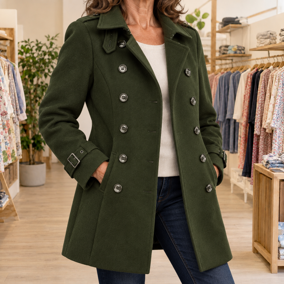 Victoria™ | Elegant Longline Trench Coat