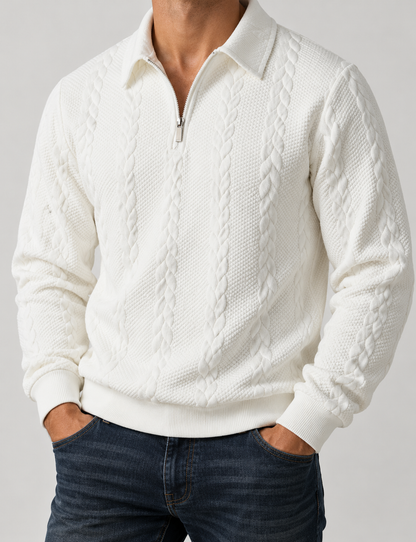 Harry™ | Cable Knit Zip-Up Jumper